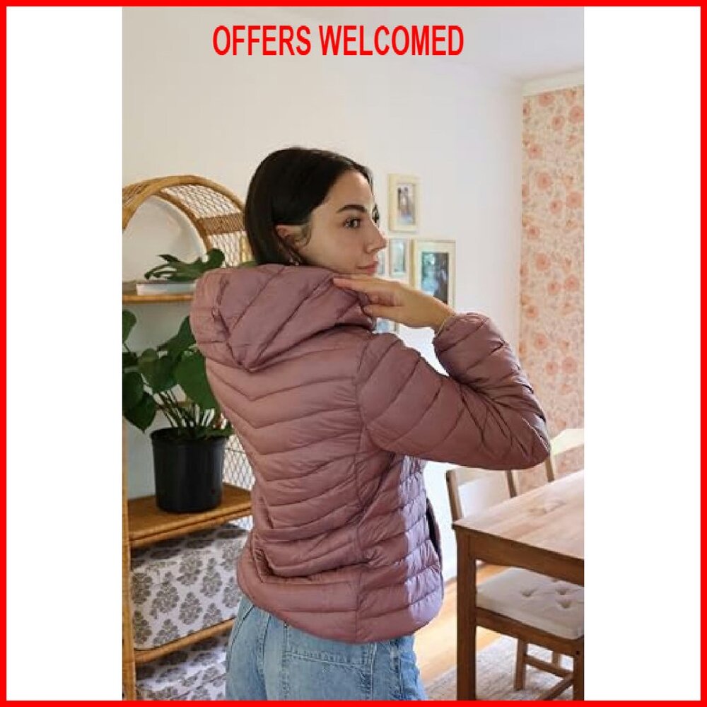 Lightweight Packable Puffer Jacket Winter Coat Wo… - image 7